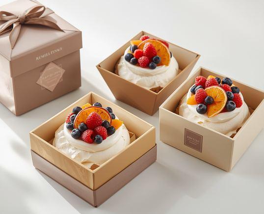 Pavlovas in individual gift boxes
